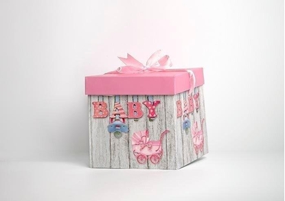 Attēls no Wydawnictwo Diecezjalne i Drukarnia w Sandomi Pudeko prezentowe baby róowe L