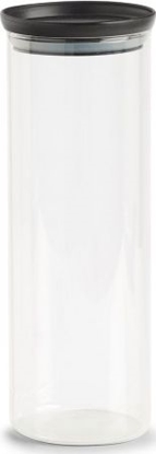 Attēls no Zeller Soik do przechowywania z plastikow pokrywk, 1650 ml, czarny, 10,3x28,1cm cm