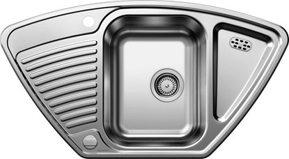 Picture of Zlewozmywak Blanco Zlewozmywak TIPO 9 E stal matowa, narony, korek auto.