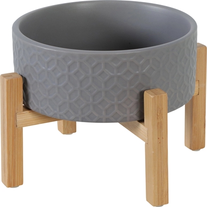 Picture of Zolux ZOLUX Miska ceramiczna dla psa i kota KERAMO SOLO kol. szary 700 ml