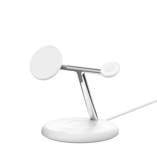 Picture of Ładowarka Boost Charge Pro 3w1 Qi2 15W Biała regulowana 