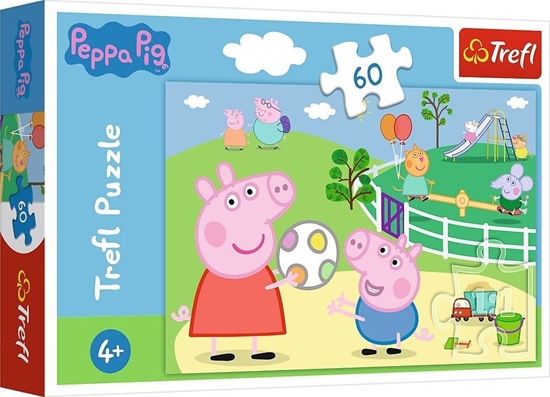Picture of Trefl Puzzle 60 el. Zabawy w gronie przyjació Peppa Pig
