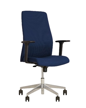 Picture of CI124.5.1.1.8 Vadītāja krēsls uz riteņiem, ar metāla pēdu