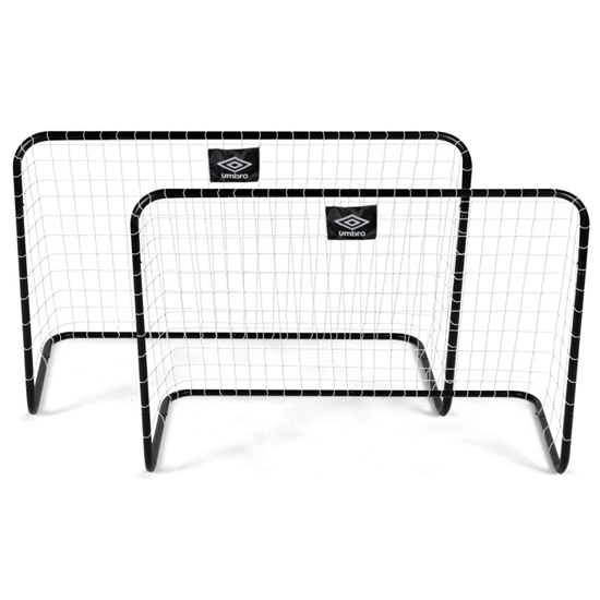 Picture of 2 FUTBOLA VĀRTU KOMPLEKTS AR TĪKLU 78x56x45CM UMBRO
