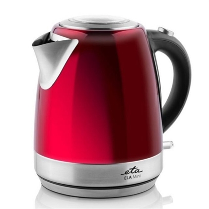 Attēls no ETA | Mini Kettle | 859990010 | Electric | 2100 W | 1.2 L | Stainless steel | 360° rotational base | Red