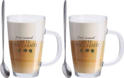 Attēls no Excellent Houseware Dviej puodeli su aukteliais rinkinys, skirtas LATTE MACCHIATO () - 50856628