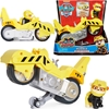 Изображение PAW Patrol , Moto Pups Rubble’s Deluxe Pull Back Motorcycle Vehicle with Wheelie Feature and Figure