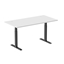 Picture of Adjustable Height Table Up Up Thor Black, Table top L White