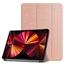 Attēls no iLike iPad 10.2 Tri-Fold Eco-Leather Stand Case Rose Gold