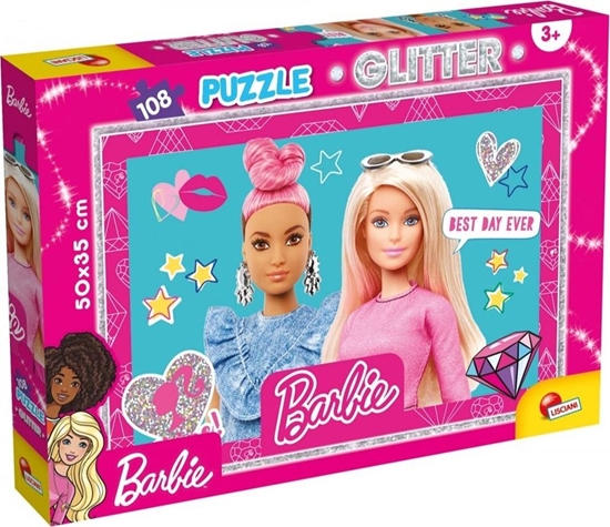 Picture of Lisciani Puzzle 108 elementów Barbie glitter - Best day