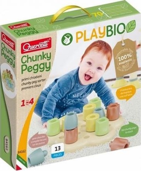 Изображение Quercetti Ukadanka Playbio chunky peggy