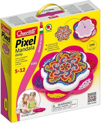 Изображение Quercetti Mozaika Pixel Mandala Daisy 1200el. (040-2101)
