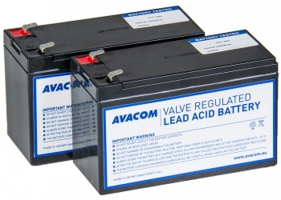 Picture of AVACOM AVA-RBP02-12090-KIT - BATTERY FOR UPS CYBERPOWER, EATON, EFFEKTA, FSP FORTRON, HP, LEGRAND