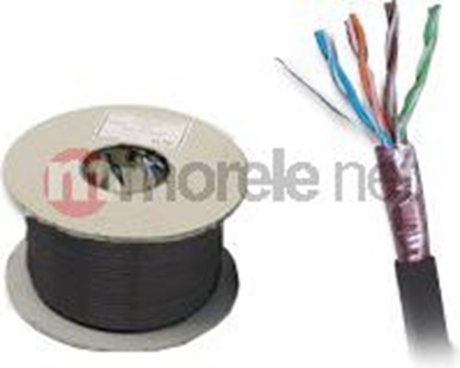 Attēls no Alantec Kabel F/UTP kat.5e PE 4x2x24AWG 305m ZEWNTRZNY SUCHY (KIF5OUTZ305)
