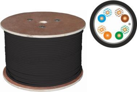 Picture of Alantec Kabel F/UTP kat.5e PE 4x2x24AWG 500m ZEWNTRZNY SUCHY (KIF5OUT500)