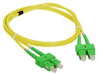 Attēls no Alantec FO Patch cord SC/APC-SC/APC duplex SM 9/125 1.0m (FOC-SCASCA-9SMD-1)