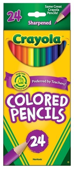 Picture of Crayola CRAYOLA Kredki oówkowe 24 szt. - 3624