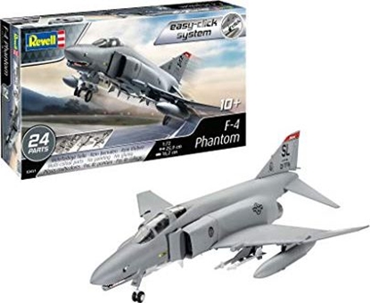 Attēls no Revell Revell Easy-Click 03651 F-4 Phantom - zestaw modelarski dla pocztkujcych z systemem Easy-Click, wielokolorowy