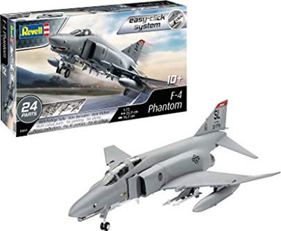 Picture of Revell Revell Easy-Click 03651 F-4 Phantom - zestaw modelarski dla pocztkujcych z systemem Easy-Click, wielokolorowy