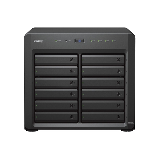 Picture of Synology DiskStation DS3622xs+ NAS Tower Intel® Xeon® D D-1531 16 GB DDR4 0 TB DiskStation Manager Black