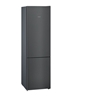 Picture of Siemens iQ500 KG39E8XBA fridge-freezer Freestanding 343 L B Black, Stainless steel