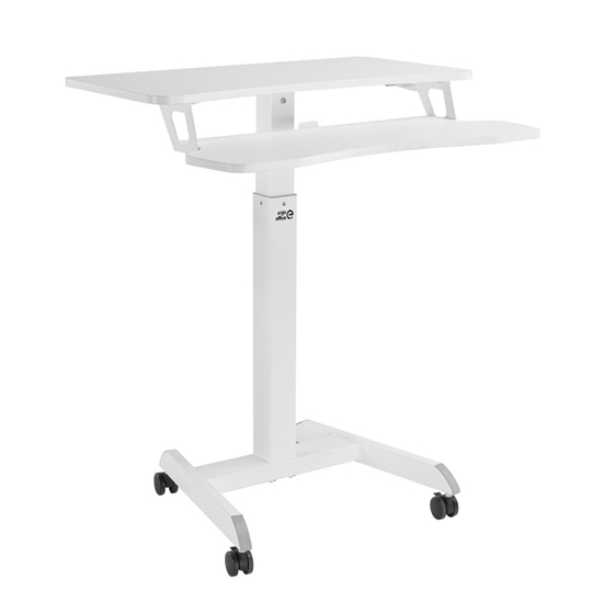 Изображение Mobilna stacja robocza z regulacją wysokości Ergo Office ER-444W 
