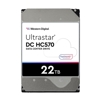 Attēls no HDD|WESTERN DIGITAL ULTRASTAR|Ultrastar DC HC570|22TB|SAS|512 MB|7200 rpm|3,5"|MTBF 2500000 hours|0F48052
