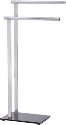 Attēls no Ecost customer return WENKO Lava Towel Stand 42 x 81 x 20 cm Shiny Stainless Steel