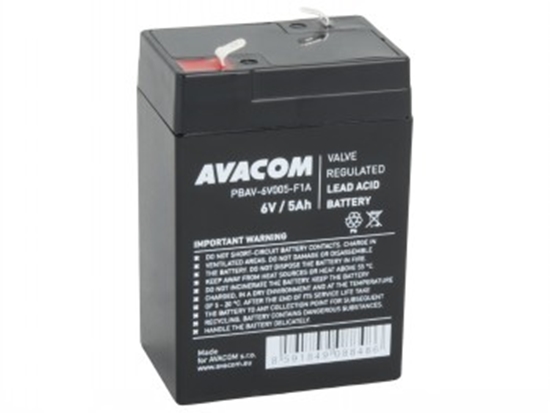 Picture of AVACOM BATERIE 6V 5AH F1 (PBAV-6V005-F1A)