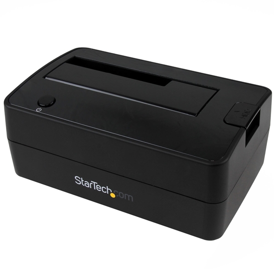 Изображение StarTech.com Single Bay USB 3.1 to SATA Hard Drive Docking Station, USB 3.1 (10 Gbps) Hard Drive Dock, External 2.5/3.5" SATA III HDD/SSD Docking Station, Top-Loading Hard Drive Bay