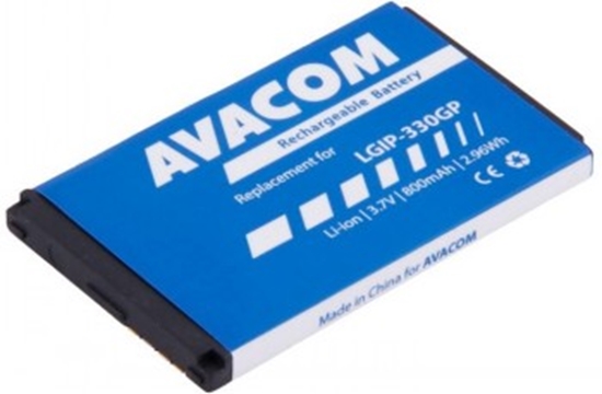 Picture of AVACOM BATTERY FOR MOBILE PHONE LG KF300 LI-ION 3,7V 800MAH (REPLACEMENT LGIP-330GP)