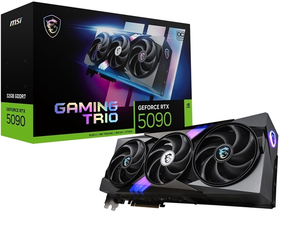 Picture of MSI GAMING GeForce RTX5090 TRIO OC 32GB NVIDIA GeForce RTX 5090 GDDR7