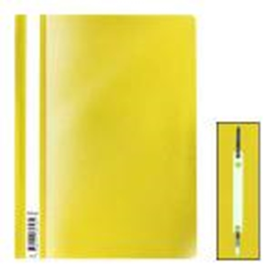 Picture of *Ātršuvējs A4 neon dzeltens ar caurspīdīgu vāku