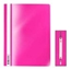 Attēls no *Ātršuvējs A4 neon rozā ar caurspīdīgu vāku
