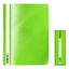 Picture of *Ātršuvējs A4 neon zaļš ar caurspīdīgu vāku