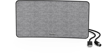 Attēls no Fabric Design Indoor Aerial, DVB-T2, Active, grey/black