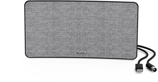 Picture of Fabric Design Indoor Aerial, DVB-T2, Active, grey/black