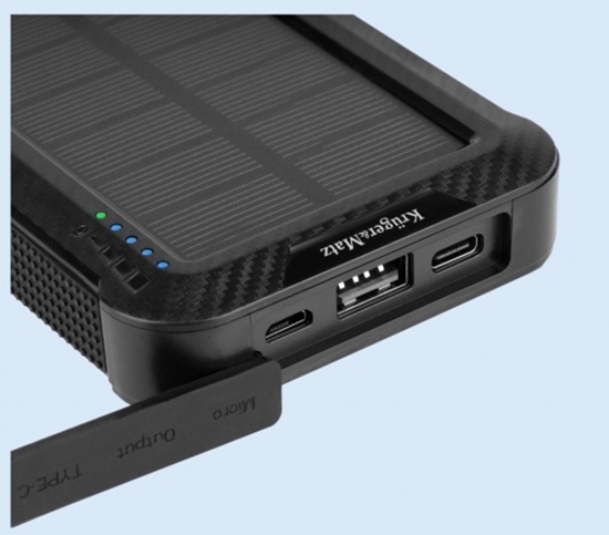 Picture of Powerbank Kruger&Matz POWERBANK 10000 MAH LI-POL SOLAR