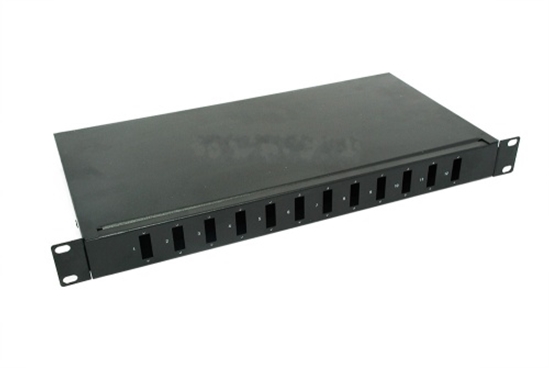 Picture of 19" Fiksēts Optiskais komutācijas panelis ar kaseti, 12 port SC duplex / LC quad