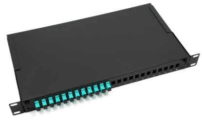 Picture of 19" Fiksēts Optiskais komutācijas panelis ar kaseti, 24 port SC simplex / LC duplex