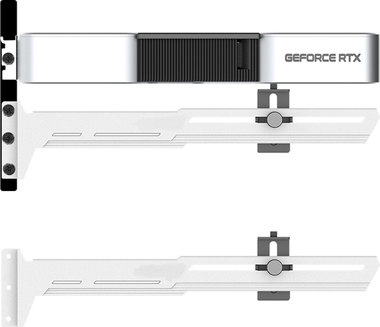 Picture of 1stCOOL 1stCool Podpra GPU Kovový drák, bílá