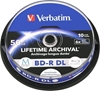 Picture of 1x10 Verbatim M-Disc BD-R BluRay 50GB 6x Speed Cakebox printable