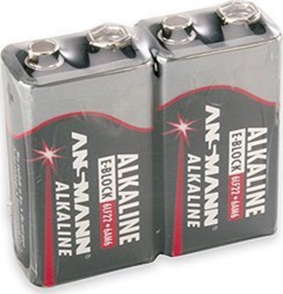 Изображение 1x2 Ansmann Alkaline 9V-Block red-line