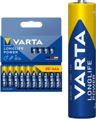 Attēls no 1x20 Varta Longlife Power Micro AAA LR 03            04903121720