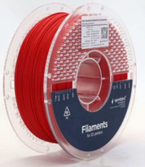 Изображение 3D Drukas Elementi Gembird High Speed 1.75 mm 1 Kg PLA Red