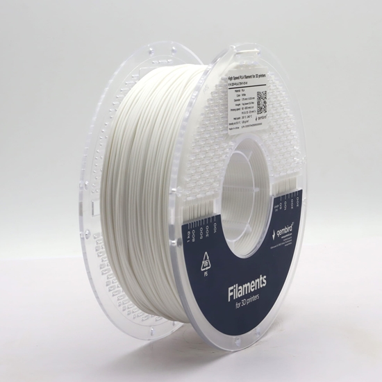Picture of 3D Drukas Elementi Gembird High Speed 1.75 mm 1 Kg PLA White