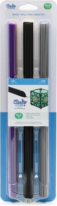 Attēls no 3Doodler Filament Create i PRO, PLA, 75szt., 3 kolory, PL-NIGHT-75
