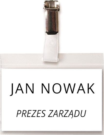 Picture of 3L Identyfikatory 3L 74x104mm (+wkadki) z klipsem (50)