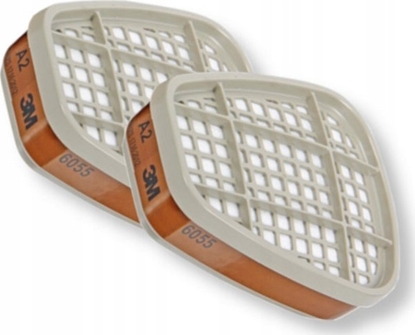 Изображение 3M Filtr zapewniajcy ochron przed gazami i parami 3M, A2, 6055, 2 szt.