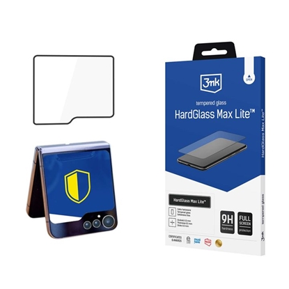 Attēls no 3MK 3MK HardGlass Max Lite Sam Z Flip 6 czarny/black, Fullscreen Glass Lite